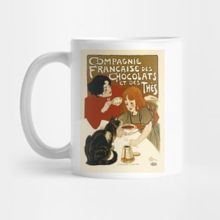 COMPAGNIE FRANCAISE Des Chocolats et Des Thes 1895 by Théophile Steinlen Mug